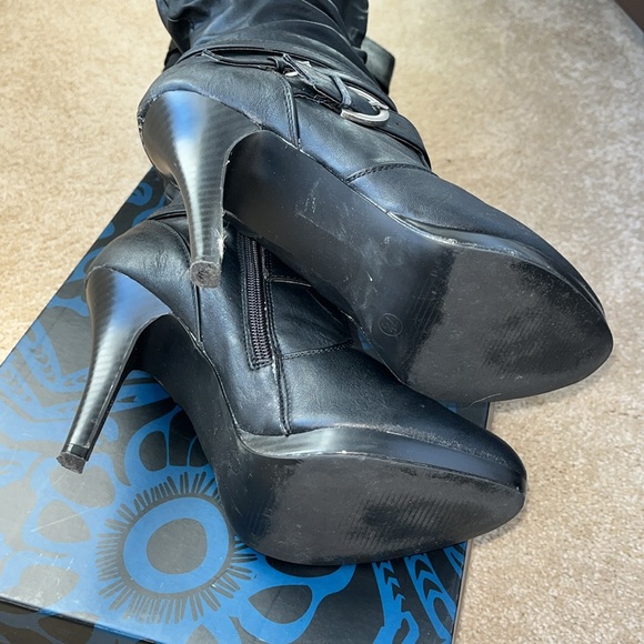 Y-not? Knee high, black, size 7 1/2 - Picture 8 of 10